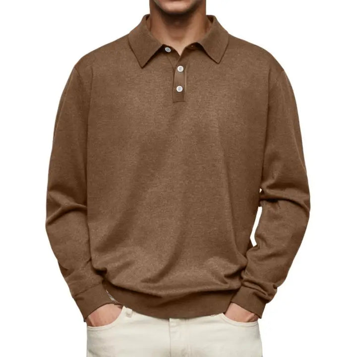 John – Casual Long-Sleeve Polo