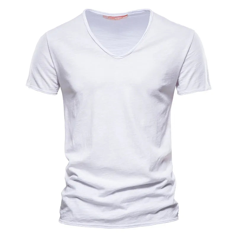 Adam – Classic V-Neck T-Shirt