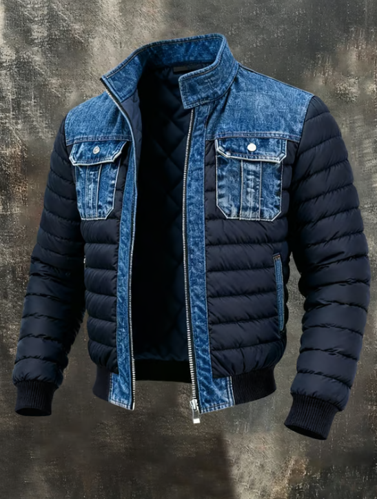Jeffrey™ | Hybrid Quilted Denim Jacket
