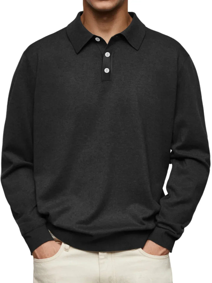John – Casual Long-Sleeve Polo