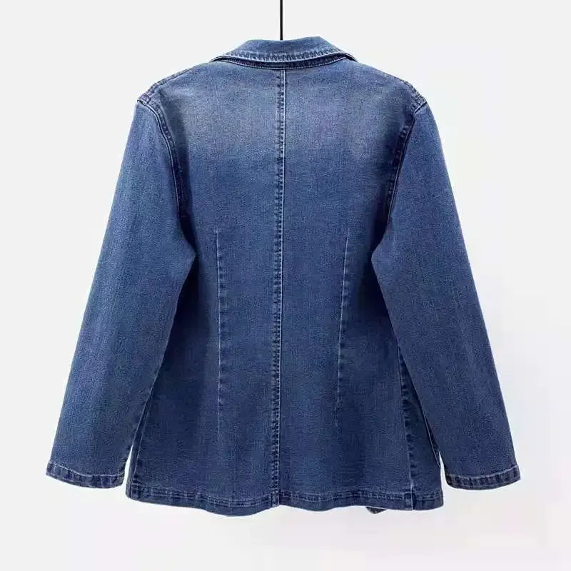 Roxanne – Tailored Denim Blazer
