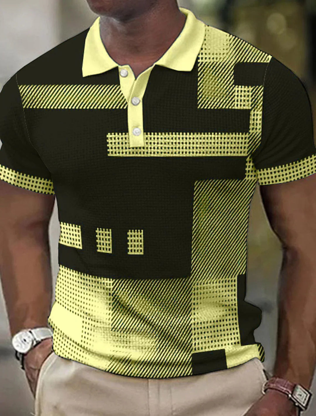 Brent – Modern Geometric Polo
