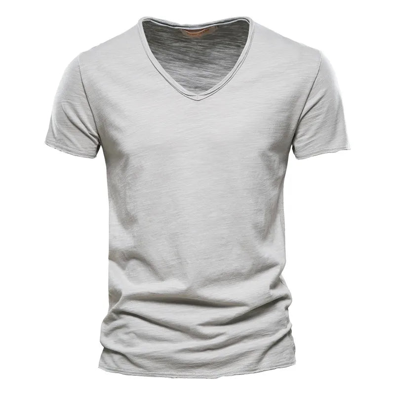 Adam – Classic V-Neck T-Shirt