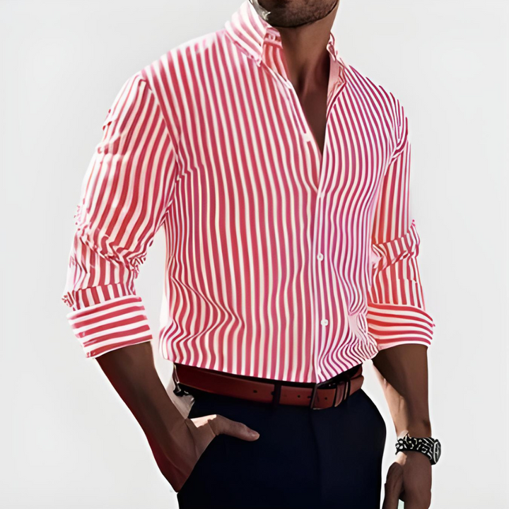 Charles - Striped Oxford Shirt