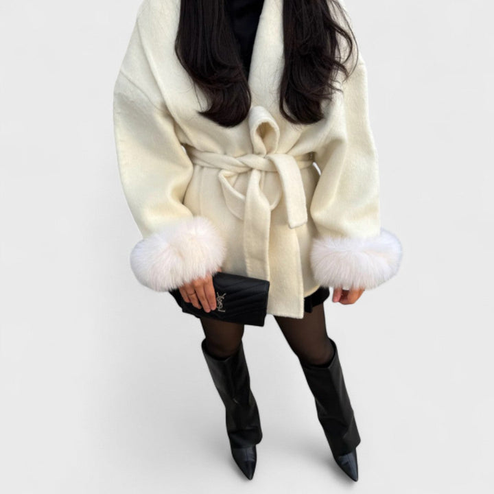 Naomi – Luxe Wool Wrap Coat