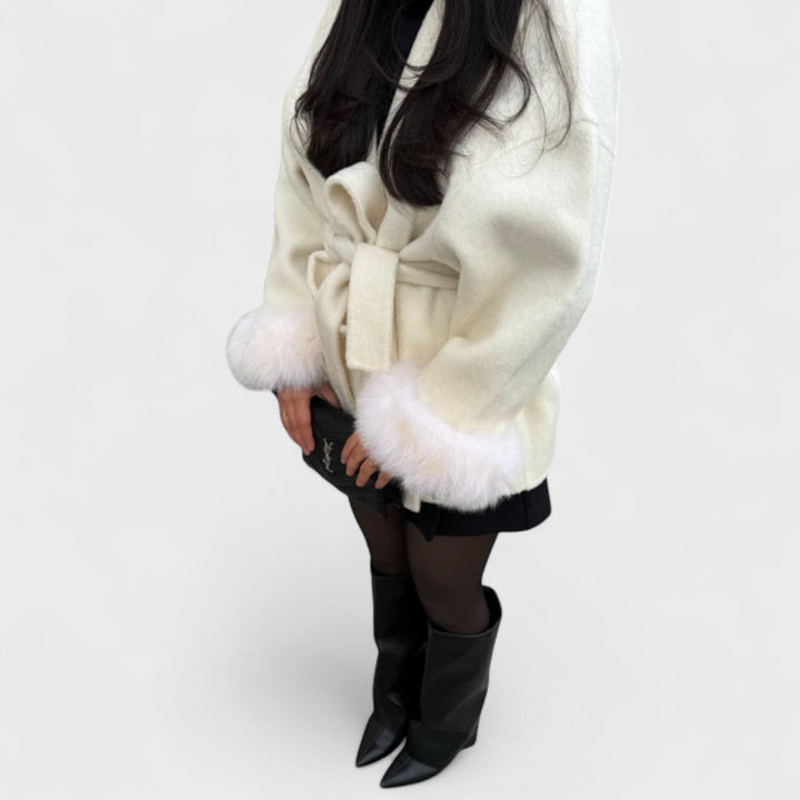 Naomi – Luxe Wool Wrap Coat