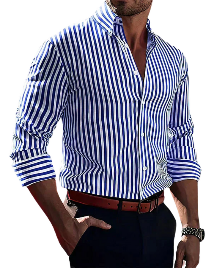 Charles - Striped Oxford Shirt