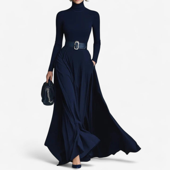Emily™ Maxi Dress with High Neck
