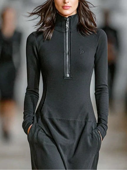 Winry™ | Turtleneck Maxi Dress