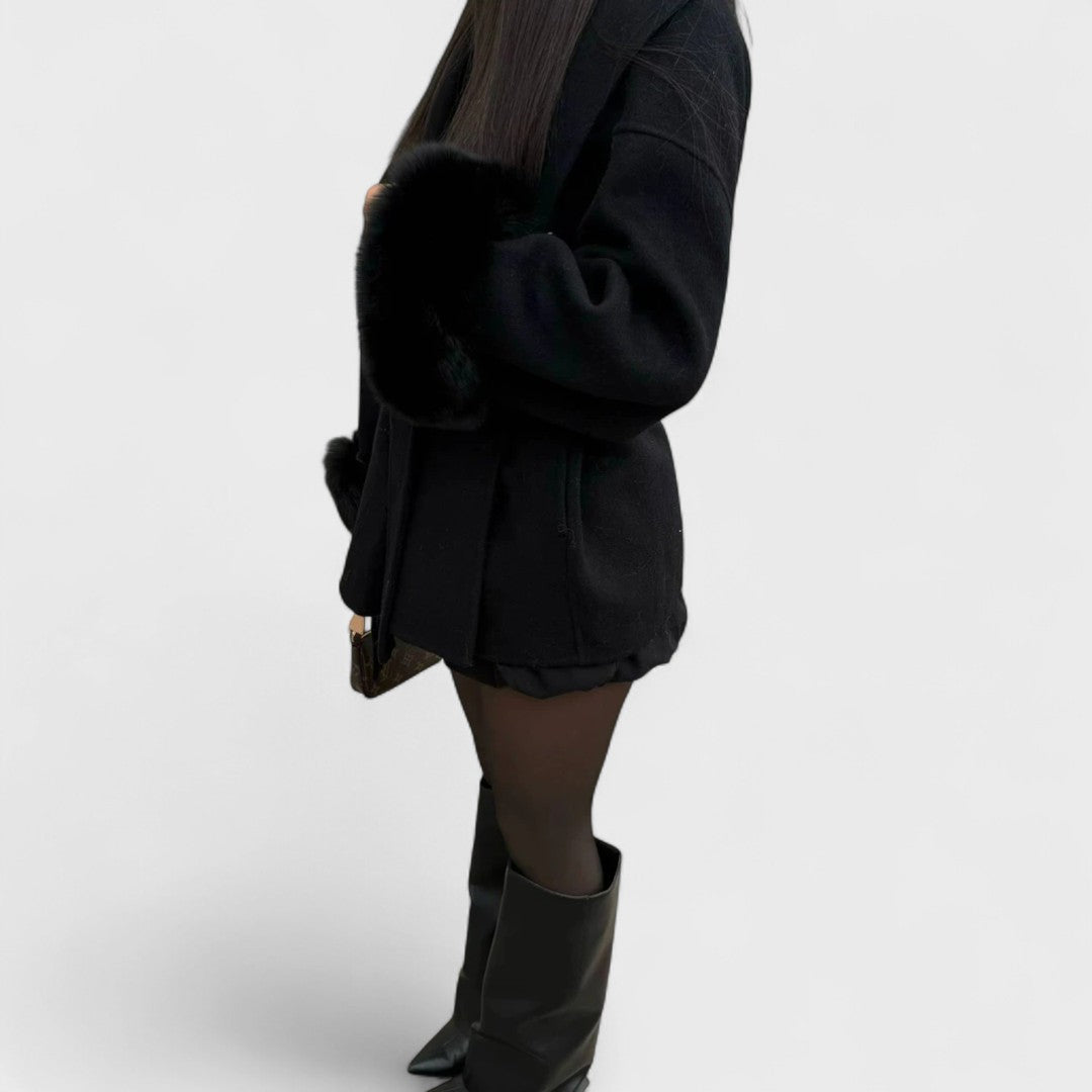 Naomi – Luxe Wool Wrap Coat