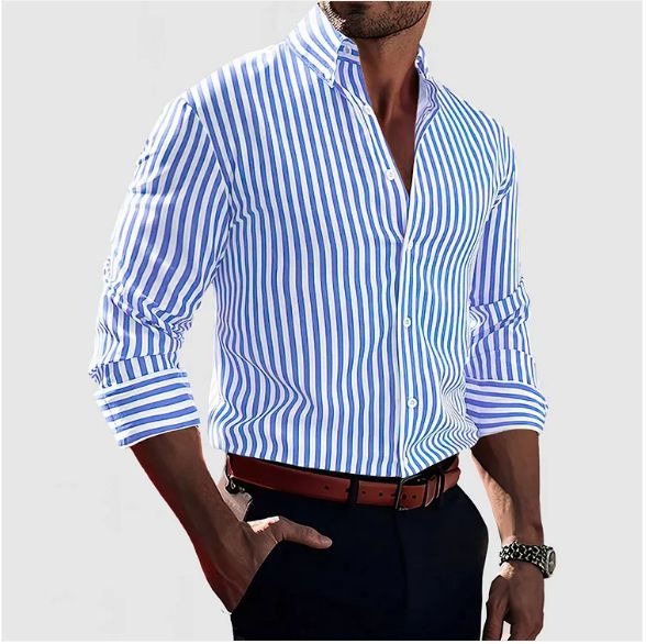 Charles - Striped Oxford Shirt