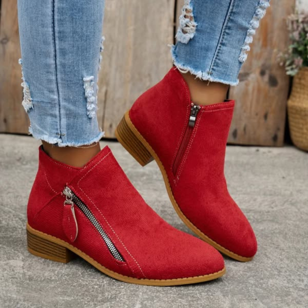 Britt - Elegant Suede Ankle Boots