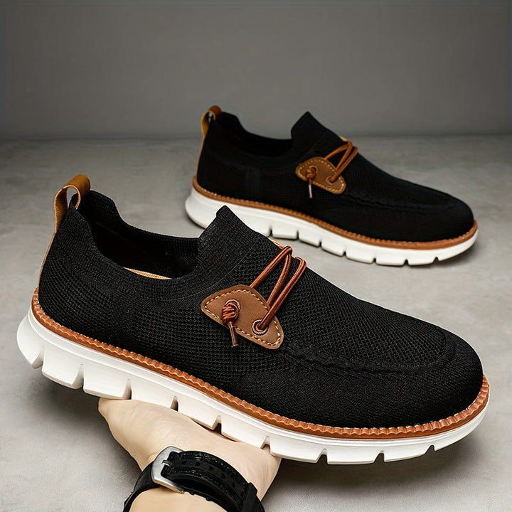 Justin – Casual Knit Loafers
