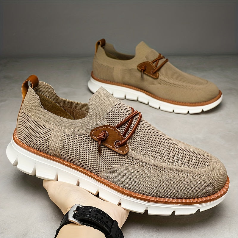 Justin – Casual Knit Loafers