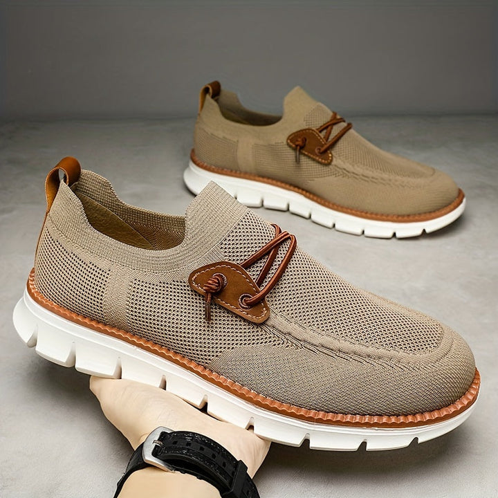 Justin – Casual Knit Loafers
