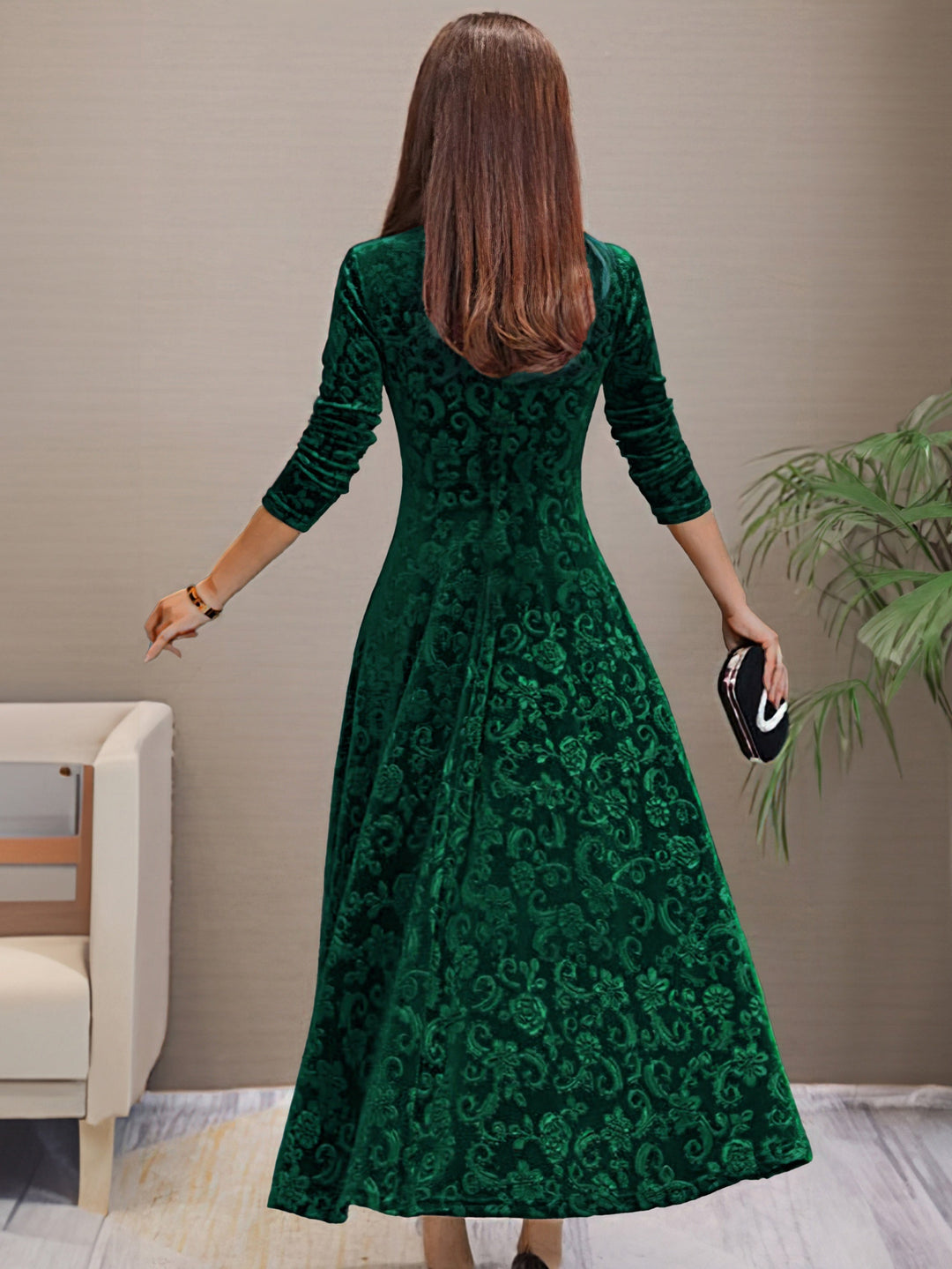 Cory™ | Holiday Velvet Elegance Dress