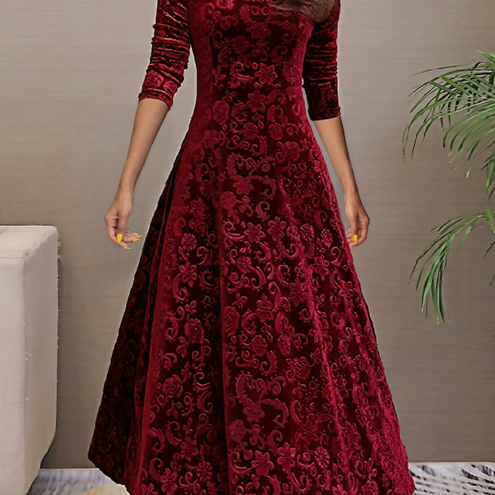 Cory™ | Holiday Velvet Elegance Dress