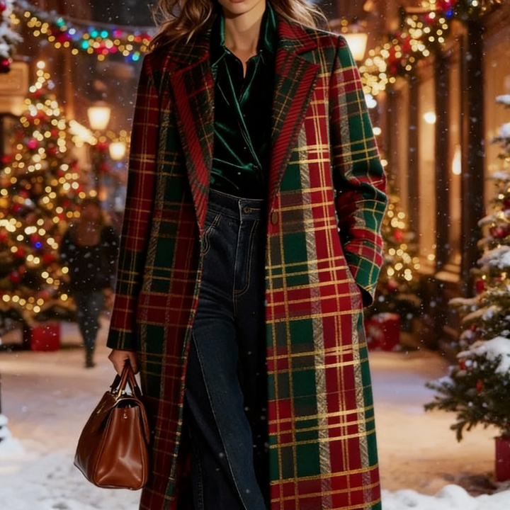 Dianne™ | Classic Plaid Coat
