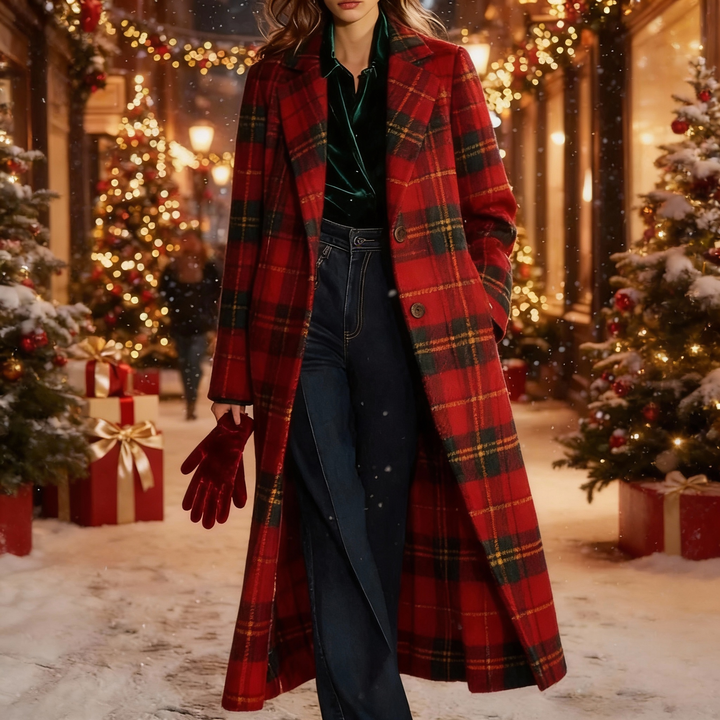 Dianne™ | Classic Plaid Coat