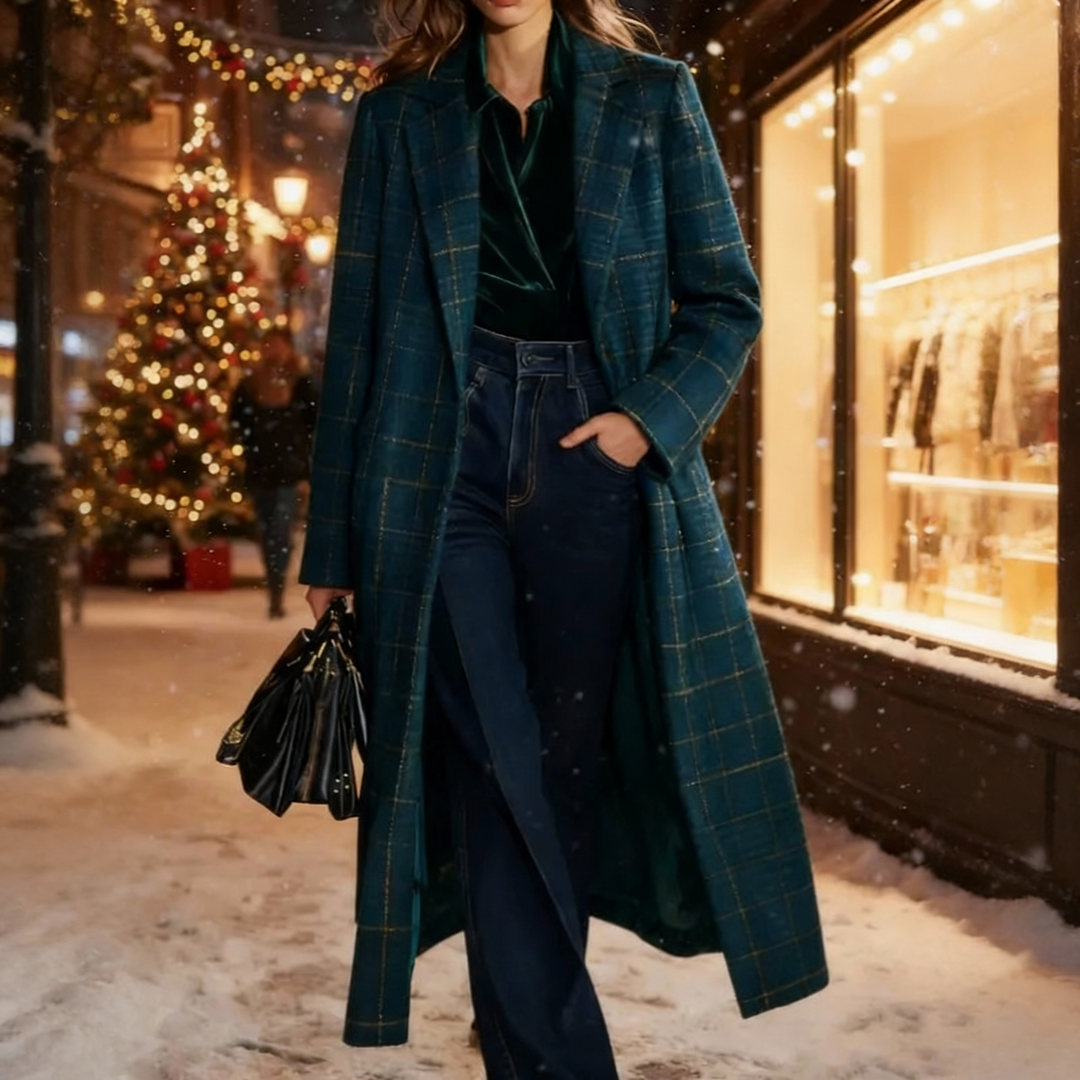 Dianne™ | Classic Plaid Coat