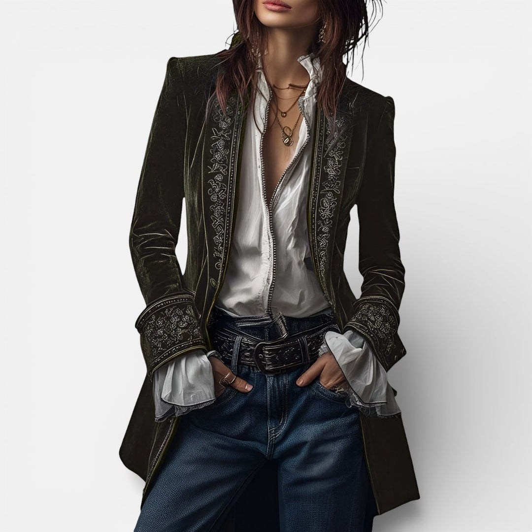 Billie™ | Elegant Velvet Jacket