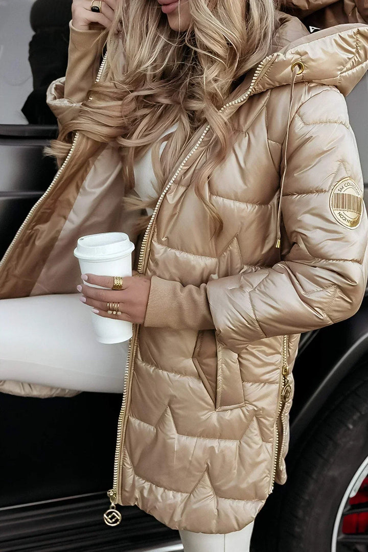 Holly – Elegant Quilted Puffer Coat