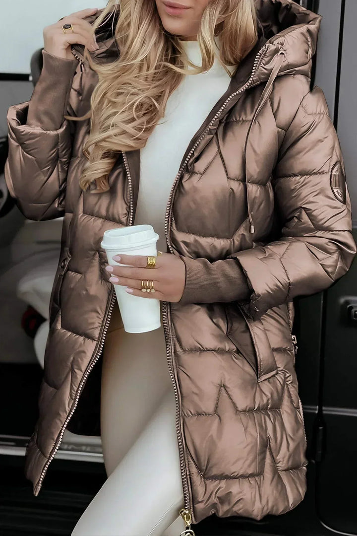 Holly – Elegant Quilted Puffer Coat