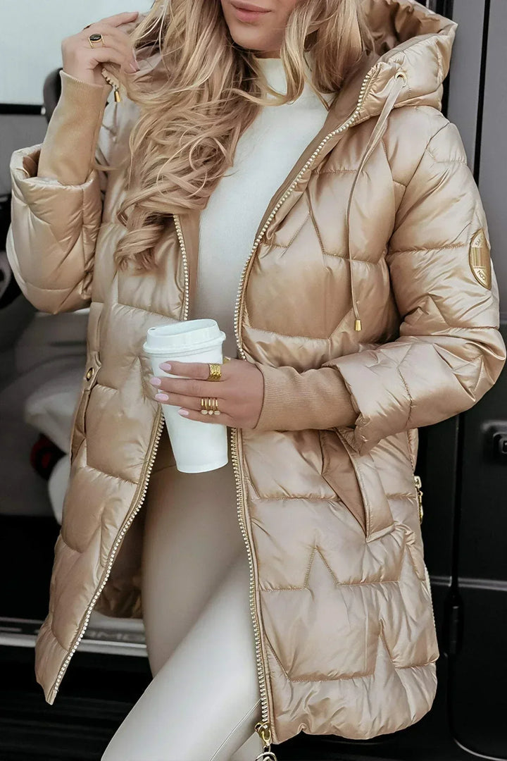 Holly – Elegant Quilted Puffer Coat