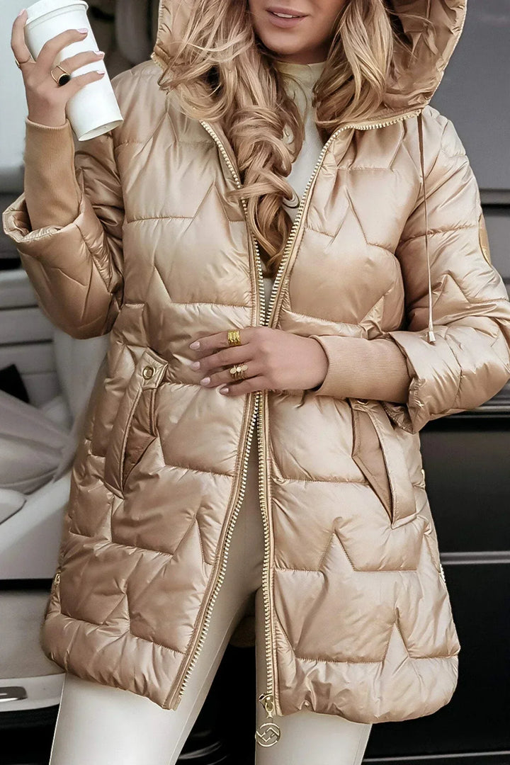 Holly – Elegant Quilted Puffer Coat