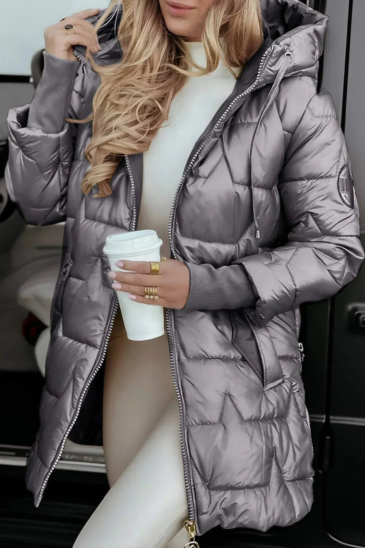 Holly – Elegant Quilted Puffer Coat