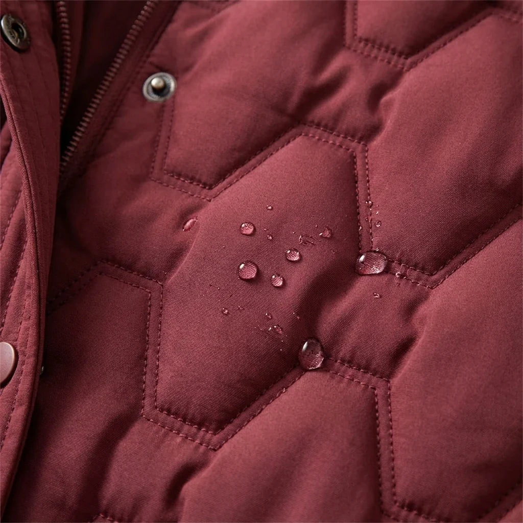 Alicia™ | Longline Hooded Down Coat