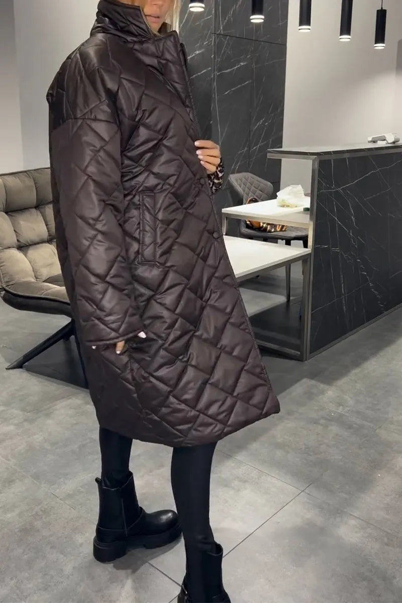 Erika™ | Quilted Mid Coat