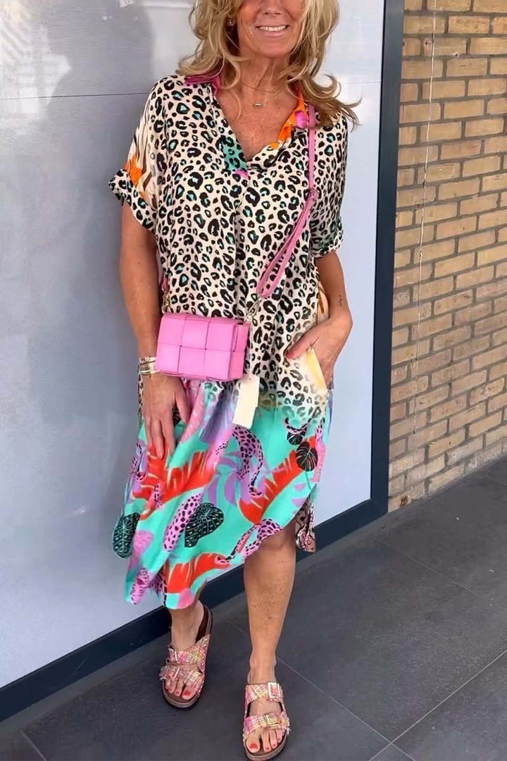 Zella | Casual Leopard Print Dress