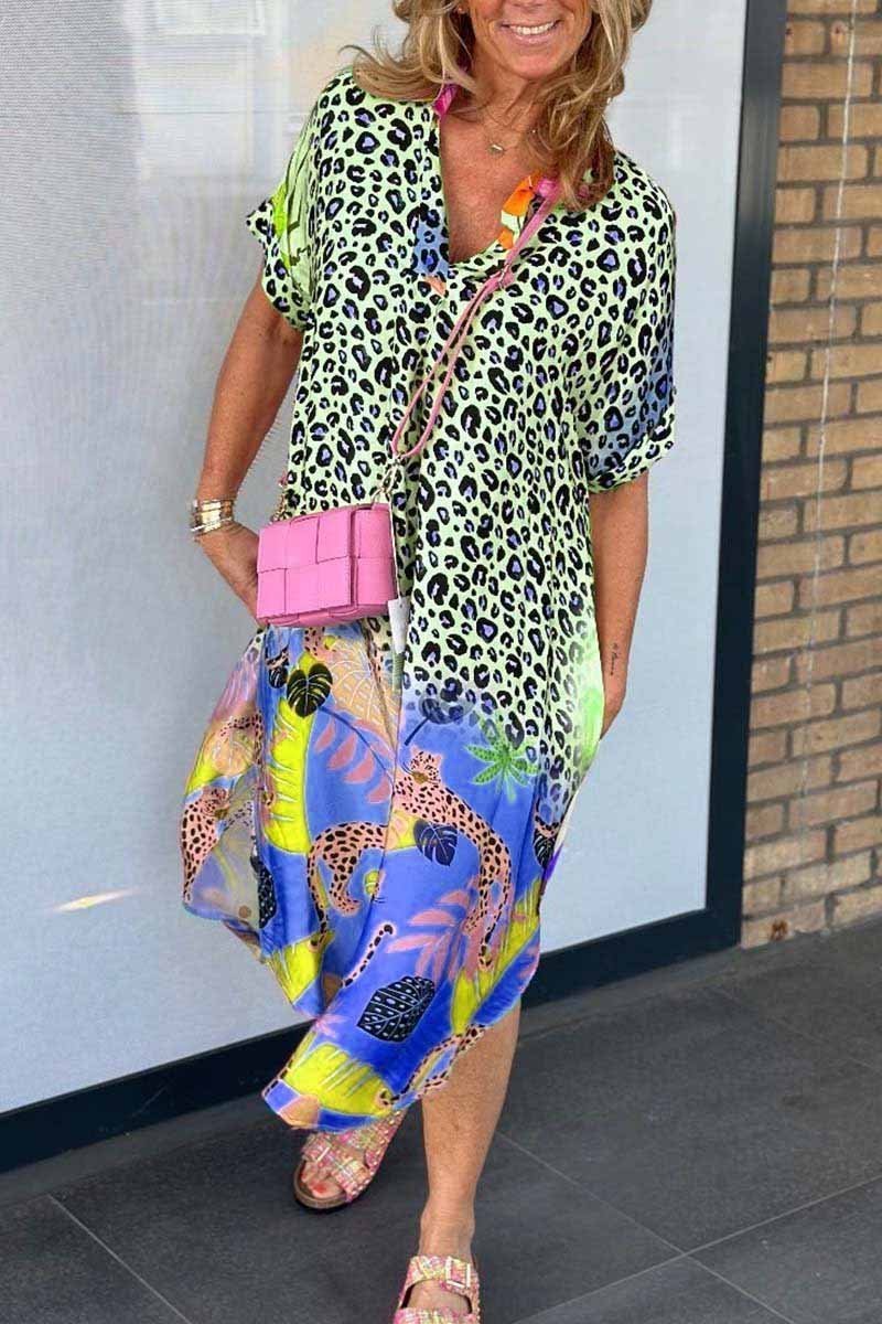 Zella | Casual Leopard Print Dress