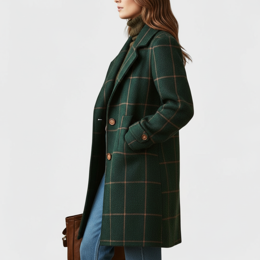 Mary™ | Classic Check Coat