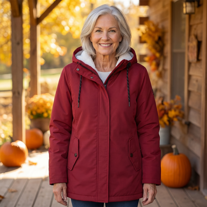 Cate™ | Cozy Quilted Winter Coat with Hood