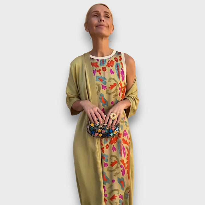 Adriana | Maxi Cardigan Set