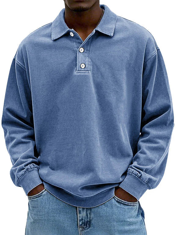 Edward – Comfortable Long Sleeve Polo
