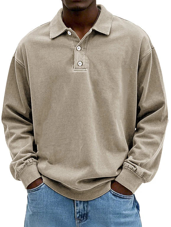 Edward – Comfortable Long Sleeve Polo