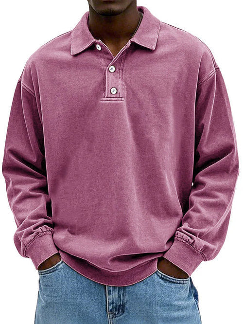 Edward – Comfortable Long Sleeve Polo