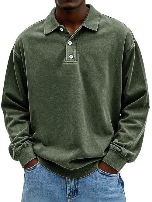 Edward – Comfortable Long Sleeve Polo