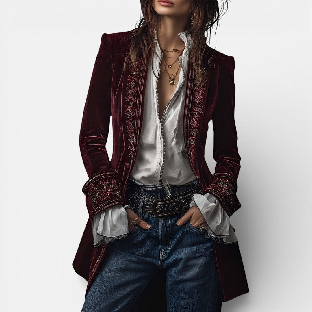 Billie™ | Elegant Velvet Jacket
