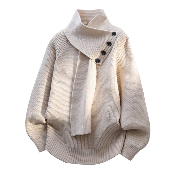 Mirella™ | Cozy Scarf-Neck Sweater