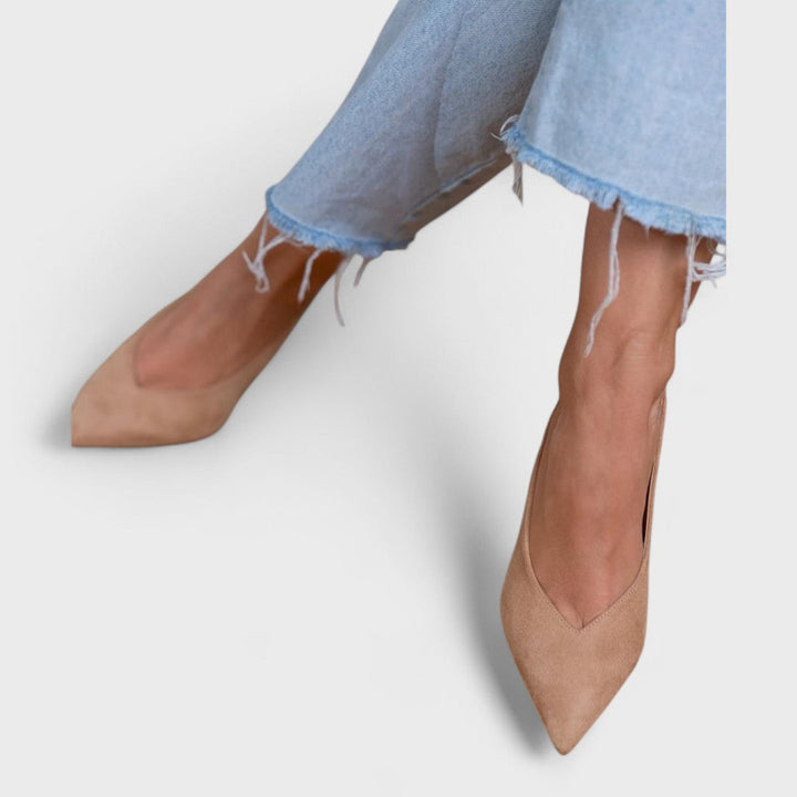 Scarlett – Timeless Nude Slingback Pumps