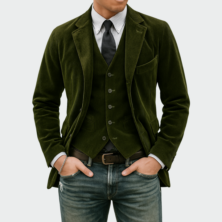 Darren™ | Elegant Blazer and Waistcoat Set