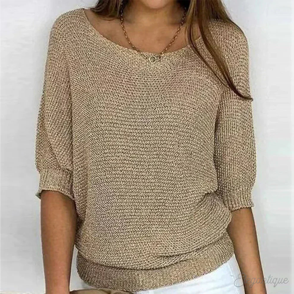 Chelsea - Textured Knit Top